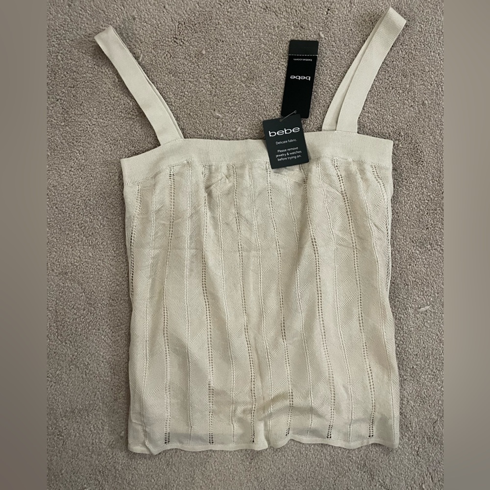 NWT New Bebe Chevron Flowy Tank